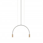 Estiluz Volta T-3535 LED Pendant Light Satin Gold