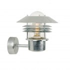 Nordlux Vejers Up Outdoor Wall Light Galvanised Steel
