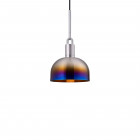 Buster + Punch Forked Metal Shade Pendant Medium Burnt Steel