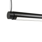 HAY Factor Linear LED Suspension Black Closeup