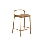 Muuto Linear Steel Bar Stool Small Burnt Orange