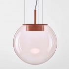 Large Brokis Orbis LED Pendant Light in Pink