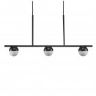 Nordlux Contina 3-Spot Pendant Light Black