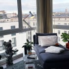 Paul Smith Type 75 Floor Lamp Edition Three Beside Sofa