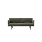 Muuto Outline Sofa - Green Fabric