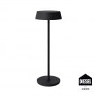 Diesel Living with Lodes Rod LED Portable Table Lamp - Dark Asphalt