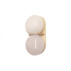 SkLO Twin 1.0 Wall Light White/ Oyster