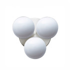 SkLO Dot 3x Wall/ Ceiling Light - White/ White/ White/ Nickle