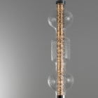 Artemide Alambicco Vertical Suspension Small - On Grey Background