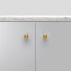 Brass Buster + Punch Furniture Knobs