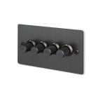 Buster + Punch 4G Dimmer Switch Linear Smoked Bronze