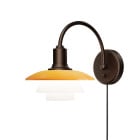 Louis Poulsen PH 2/2 Wall Lamp Centenary Edition With Cable