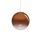 Lodes Non Random LED Pendant - 33, Glossy Bronze