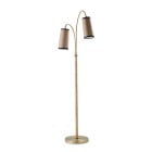 Porta Romana Kelly Floor Lamp Dark Cane