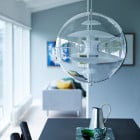 Verpan VP Globe Glass Pendant Above Table