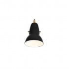 Anglepoise Original 1227 Brass Wall Light Jet Black