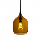 Decode Vessel Large Pendant Amber