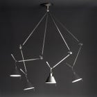 Artemide Tolomeo Decentrata Suspension Positions
