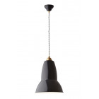 Anglepoise Original 1227 Brass Maxi Pendant Jet Black