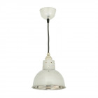 Original BTC Spun Reflector Pendant Aluminium Cord Grip