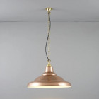 Original BTC School Pendant Polished Copper