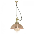 Original BTC Shipyard Pendant Copper Frosted Glass