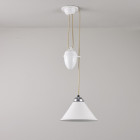 Original BTC Cobb Pendant Light Small/Rise and Fall Off 