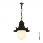 Original BTC Ships Decklight Painted Black Opal Glass