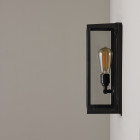 Original BTC Box Wall Light Medium Clear glass