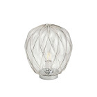 Fontana Arte Pinecone Table Lamp Medium Transparent Chrome