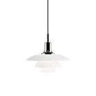 Louis Poulsen PH 3½-3 Glass Pendant - Chrome