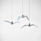 White Brokis Night Birds Suspension Lights