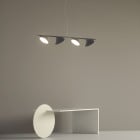 Axolight Orchid 4 LED Suspension in Studio