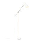 Northern Birdy Floor Lamp White/Steel