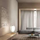 KDLN Lanna Table Lamp Brass in Living Room