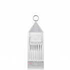 Kartell Lantern LED Portable Table Lamp Crystal