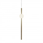 Lee Broom Orion Globe Light LED Suspension Gold