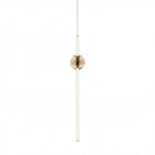 Lee Broom Orion Tube Light  LED Suspension Gold Vertical