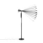 HAY Fifty-Fifty LED Floor Lamp Soft Black