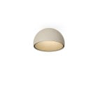 Vibia Duo Ceiling Dome LED Light Small Cream Oak
