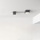 Black Grey Vibia Structural 2642 LED Ceiling Light