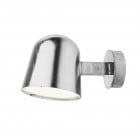 Zero Convex LED Wall Light Galvanised Steel