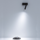 Black Davide Groppi Mira LED Wall Light
