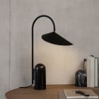 Ferm Living Arum Table Lamp Black on Desk