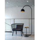 Zero Bob LED floor lamp in black