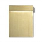 Flos Real Matter LED Wall Light Brushed Gold