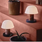 &Tradition Setago Table Lamp in Rust & Thunder and Nude & Forest