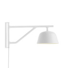 Black Muuto Ambit Wall Lamp - White