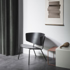 ferm LIVING Herman Lounge Chair in black