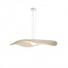 Bover Mediterrania LED Pendant (Single Tier - Cream Ribbon)